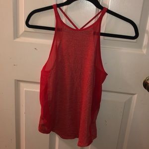 Red Lulu Lemon Tank Top size 2